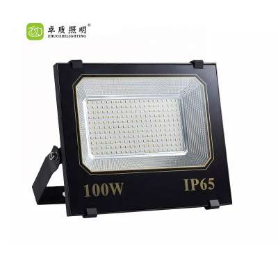 Ultra Thin Wide Angle Waterproof Die-casting Aluminum Warm White SMD LED Yard Flood Light