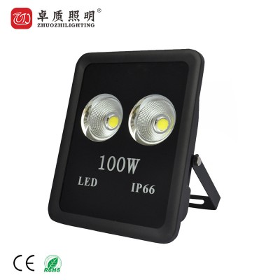 AC85-265V Outdoor Black High Power 100W Portable Garden LED Flood Light Fixture