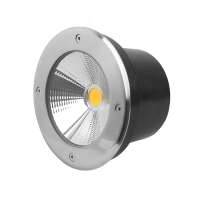 10W Outdoor Waterproof IP65 Round Buried Led Garden Floor Inground Underground Spot Light Lamp