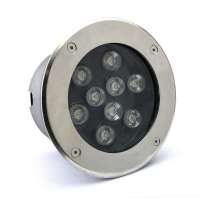 9W 12W 15W 18W 24W 36W Outdoor Waterproof IP65 Round Buried Led Deck Garden Floor Inground Underground Spot Light Lamp